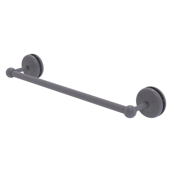 Allied Brass - Monte Carlo 18'' Shower Door Towel Bar in Matte Gray