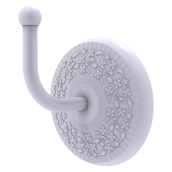 Allied Brass - Monte Carlo Collection Robe Hook in Matte White