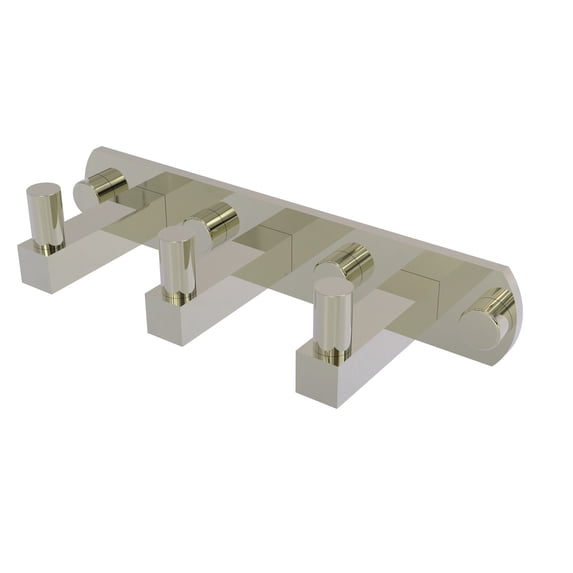 Allied Brass - Montero Collection 3 Position Multi Hook in Polished Nickel