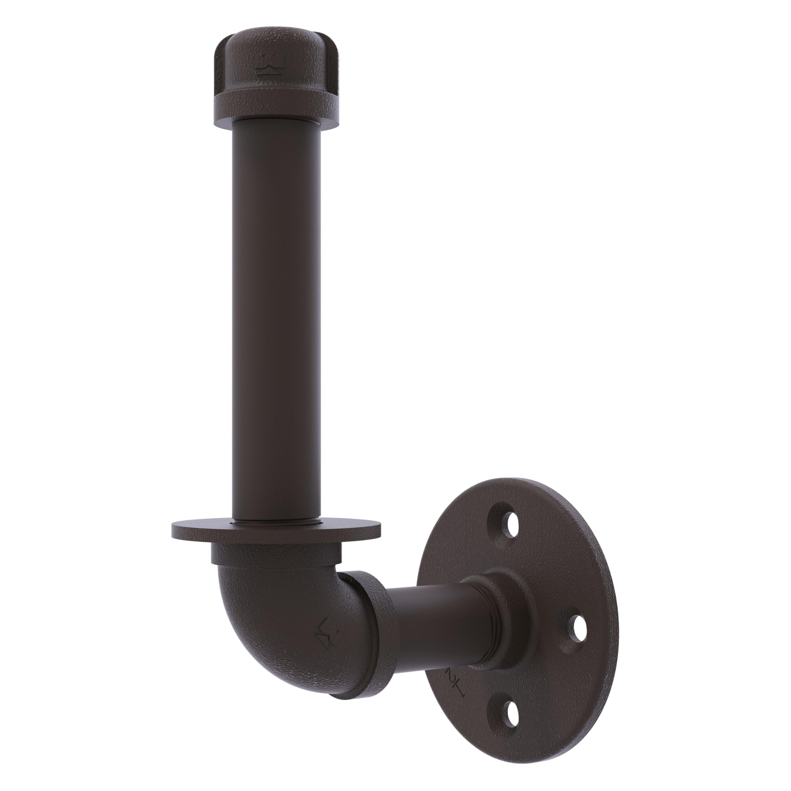 Oil Rubbed Bronze Upright Wall Mounted Toilet Paper Holder