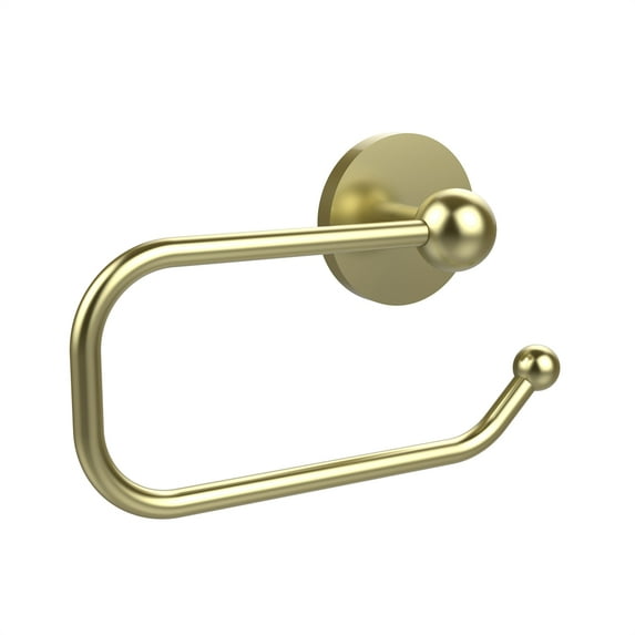 Allied Brass P1024E-SBR Prestige Skyline Collection European Style Toilet Tissue Holder, Satin Brass
