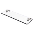 thumbnail image 1 of Allied Brass PR-1/16-SN 16 Inch Glass Vanity Shelf with Beveled Edges, Satin Nickel, 1 of 11