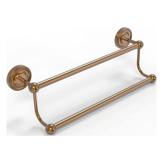 Allied Brass PR-72/18-BBR Prestige Regal Collection 18 Inch Double Towel Bar, Brushed Bronze