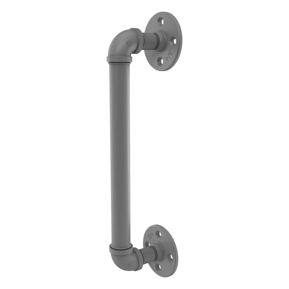 Allied Brass Pipeline 18-in Door Pull, Matte Gray