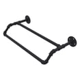 thumbnail image 1 of Allied Brass - Pipeline Collection 24 inch Double Towel Bar in Matte Black, 1 of 11