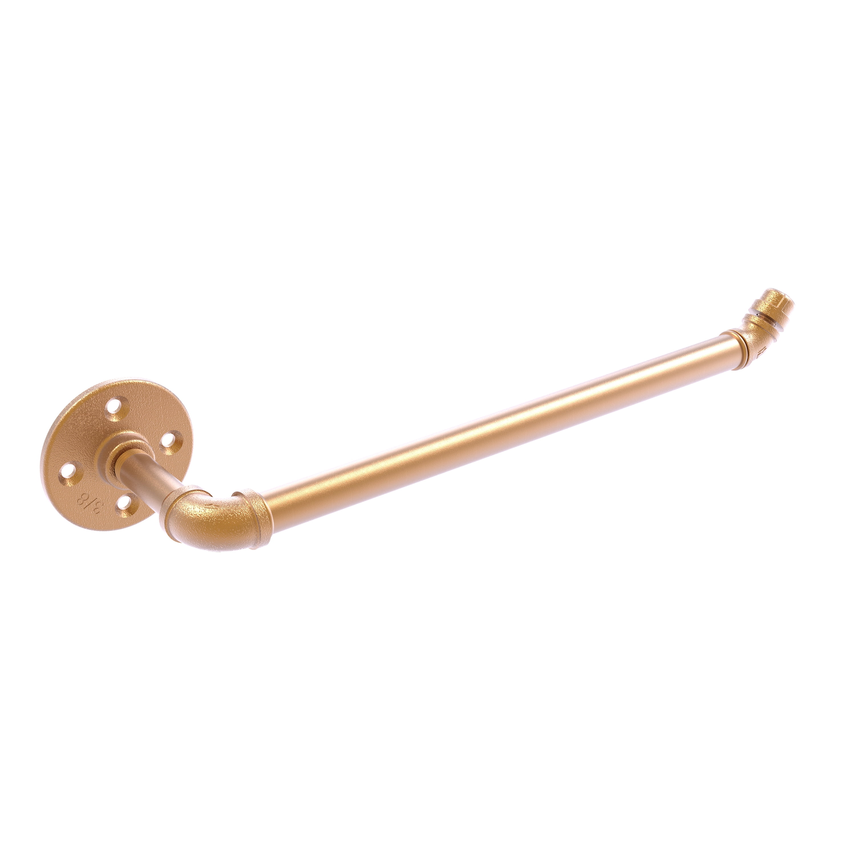 Allied Brass Pipeline Wall Mounted Paper Towel Holder in Brushed