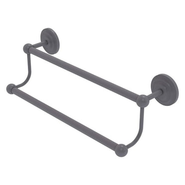 Allied Brass - Prestige Que New 30'' Double Towel Bar in Matte Gray