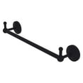 thumbnail image 1 of Allied Brass Prestige Que New 30'' Towel Bar with Integrated Hooks in Matte Black, 1 of 9