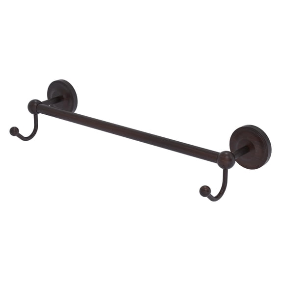Allied Brass Prestige Regal 18'' Towel Bar with Integrated Hooks in Venetian Bronze
