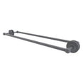 thumbnail image 1 of Allied Brass Prestige Regal 30'' Back to Back Shower Door Towel Bar in Matte Gray, 1 of 11