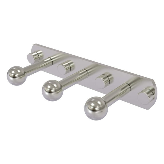 Allied Brass Prestige Skyline 3 Position Multi Peg, Satin Nickel