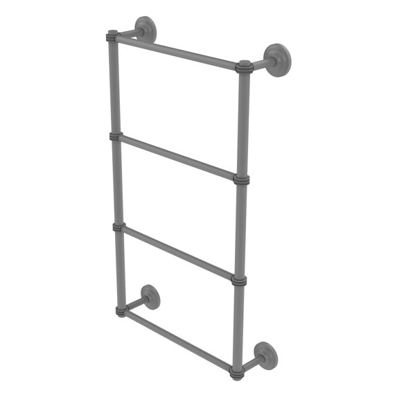 Allied Brass Que New 4 Tier 36'' Ladder Towel Bar in Matte Gray