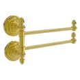 thumbnail image 1 of Allied Brass - Que New Collection 2 Swing Arm Towel Rail in Polished Brass, 1 of 2