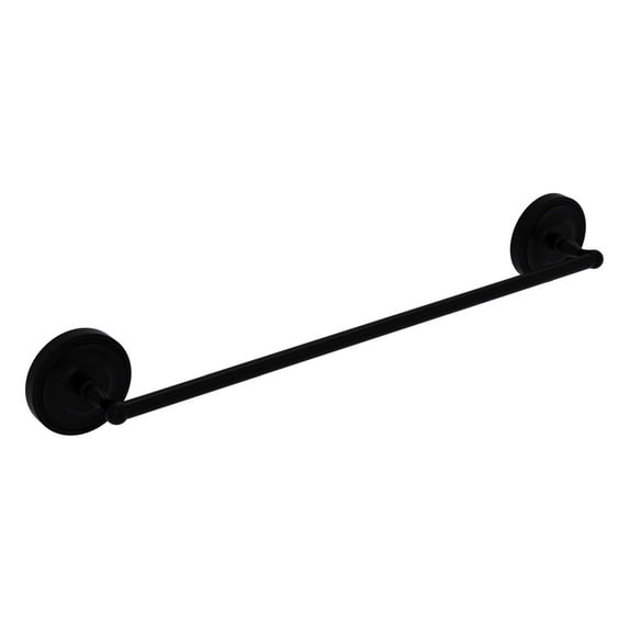 Allied Brass R-31/24-BKM Regal Collection 24 Inch Towel Bar, Matte Black