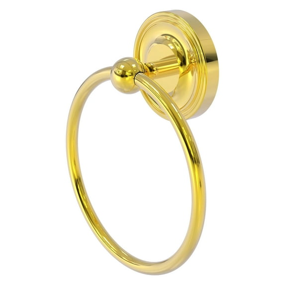 Allied Brass - Regal Collection Towel Ring in Polished Brass