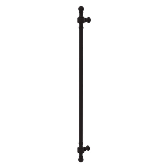 Allied Brass Retro Wave Collection 18 Inch Refrigerator Pull Oil Rubbed Bronze Bronze Finish, Rubbed
