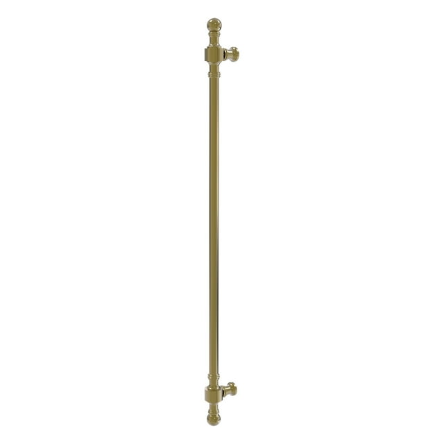Allied Brass  Retro Wave Collection 18 Inch Refrigerator Pull Unlacquered Brass Brass Finish