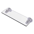 thumbnail image 1 of Allied Brass SH-1/16-SCH Soho Collection 16 Inch Glass Vanity Shelf with Beveled Edges, Satin Chrome, 1 of 11