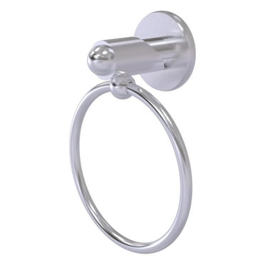 Allied Brass SH-16-SCH Soho Collection Towel Ring, Satin Chrome