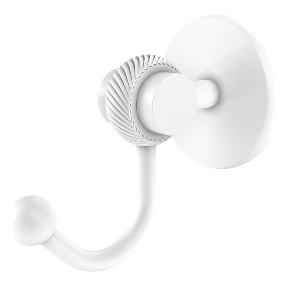 Allied Brass - Satellite Orbit Two Robe Hook in Matte White