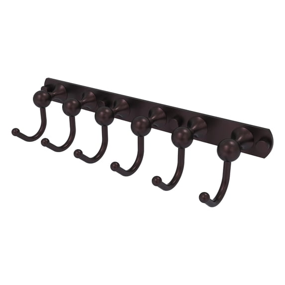 Allied Brass Shadwell 6 Position Wall Mounted Hook Rack