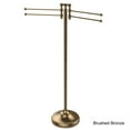 thumbnail image 1 of Allied Brass Solid Brass Towel Stand with 4 Pivoting Swing Arms Brushed Bronze Brushed, Bronze Finish, 1 of 5