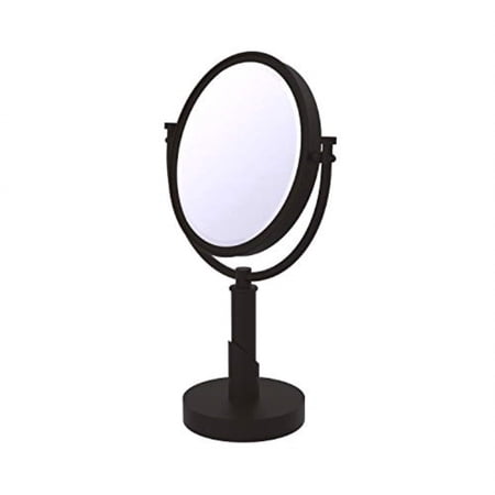 Allied Brass TR-4/5X-ORB Tribecca Collection 8 Inch Vanity Top Make-Up Mirror 5X Magnification, Oil Rubbed Bronze