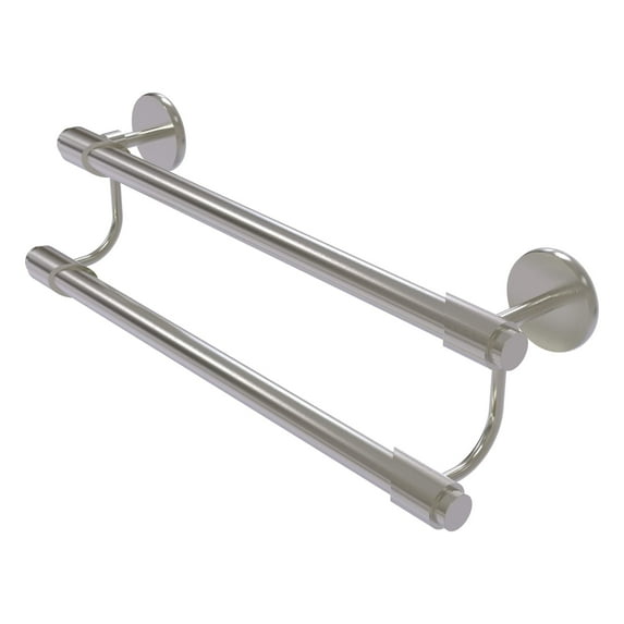 Allied Brass TR-72/24 Tribecca Collection 24 Inch Double Towel Bar, Satin Nickel