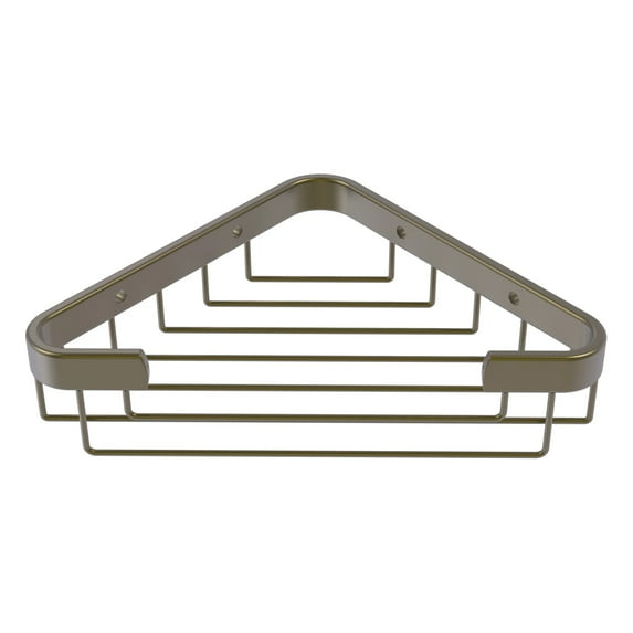 Allied Brass - Toiletry Corner Shower Basket in Antique Brass