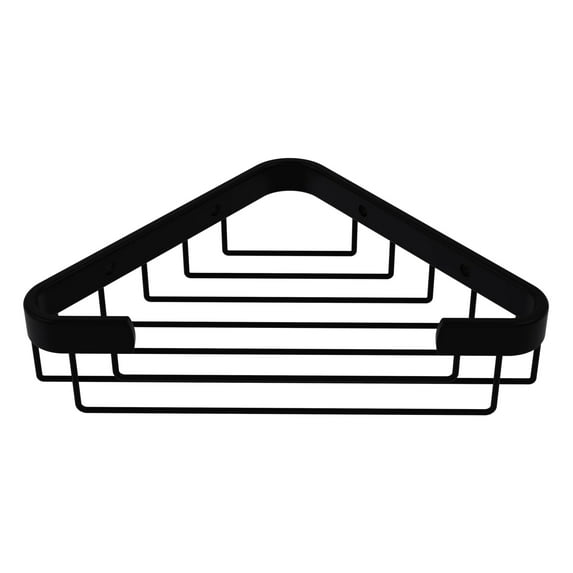 Allied Brass - Toiletry Corner Shower Basket in Matte Black