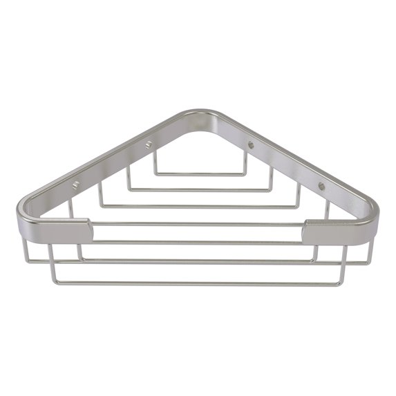 Allied Brass - Toiletry Corner Shower Basket in Satin Nickel
