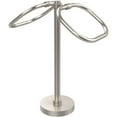 thumbnail image 1 of Allied Brass - Two Ring Oval Guest Towel Holder in Satin Nickel, 1 of 9
