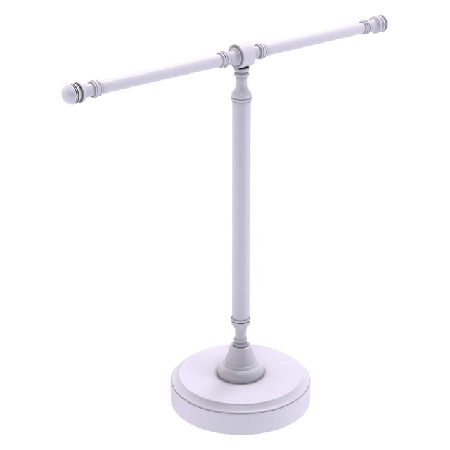Allied Brass - Vanity Top 2 Arm Guest Towel Holder in Matte White