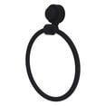 thumbnail image 1 of Allied Brass - Venus Towel Ring with Dotted Accent in Matte Black, 1 of 2