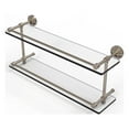 thumbnail image 1 of Allied Brass WP-2/22-GAL-PEW Waverly Place 22 Inch Double Glass Shelf with Gallery Rail, Antique Pewter, 1 of 11