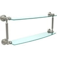 thumbnail image 1 of Allied Brass WP-34/24 Waverly Place Collection 24 Inch Two Tiered Glass Shelf, Polished Nickel, 1 of 5