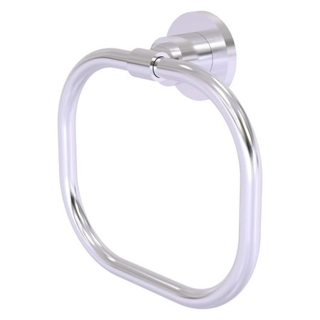 Allied Brass WS-16 Washington Square Collection Towel Ring, Satin Chrome
