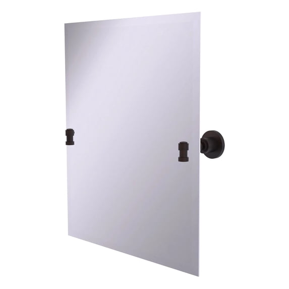 Allied Brass WS-92-VB Frameless Rectangular Tilt Mirror with Beveled Edge, Venetian Bronze