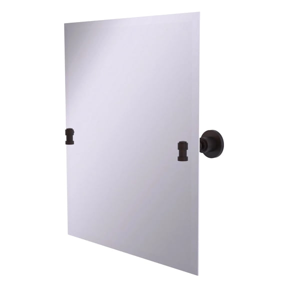 Allied Brass WS-92-VB Frameless Rectangular Tilt Mirror with Beveled Edge, Venetian Bronze