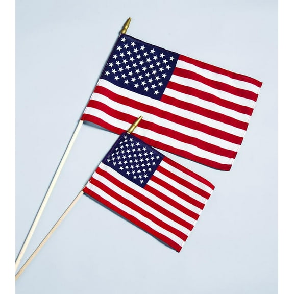 Allied Flag 12 in x 18 in Cotton American Stick Flag
