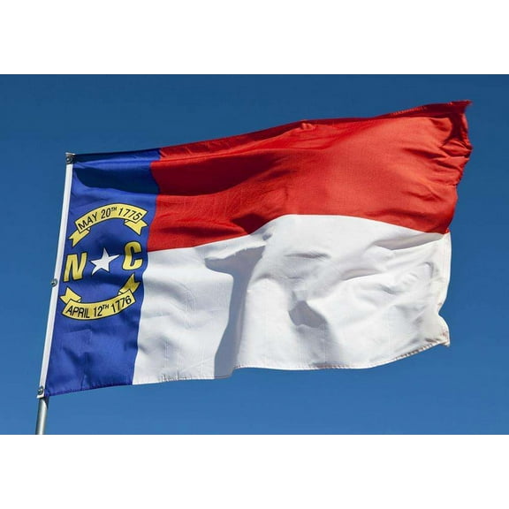 Allied Flag 2 x 3 FT Nylon North Carolina State Flag - Made in USA