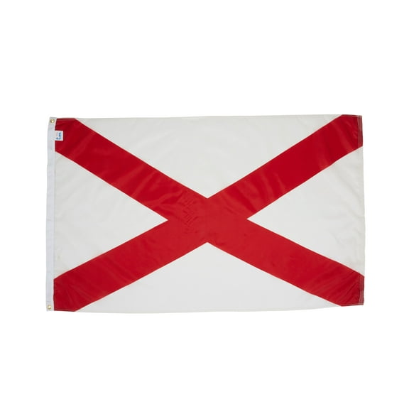 Allied Flag 3 x 5 FT Nylon Alabama State Flag - Made in USA