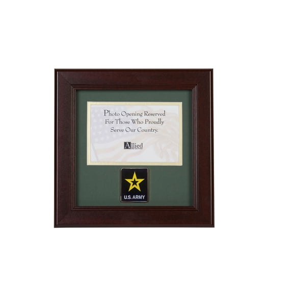 Allied Frame US Go Army Medallion Landscape Picture Frame - 4 x 6 Picture Opening