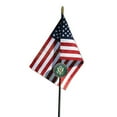 thumbnail image 1 of Allied Army Veteran Grave Marker With 30 Inch Tall American Cemetery Flag, 1 of 6