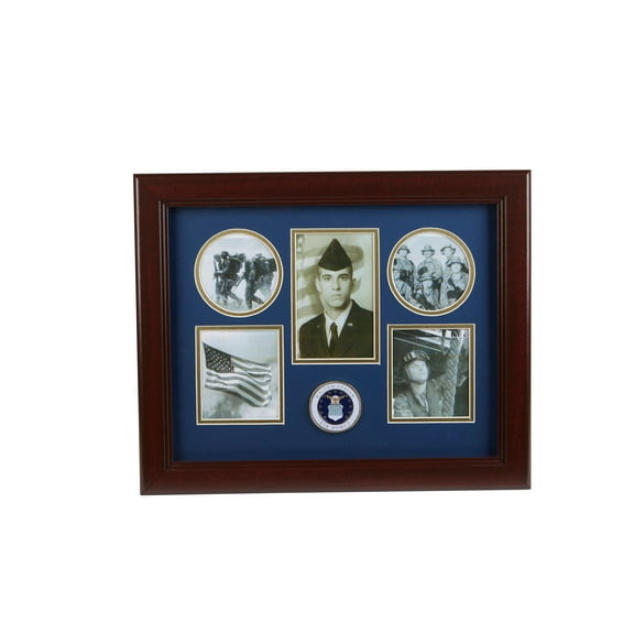 Allied Frame US Air Force Medallion 5 Picture Collage Frame