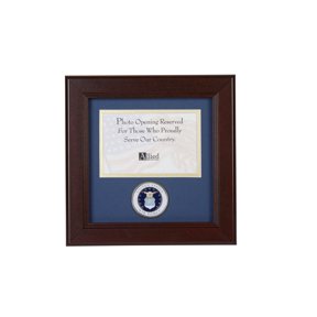 Allied Frame US Air Force Medallion Landscape Picture Frame - 4 x 6 Picture Opening