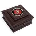 thumbnail image 1 of Allied Frame US Marine Corps Medallion Desktop Box, 1 of 4