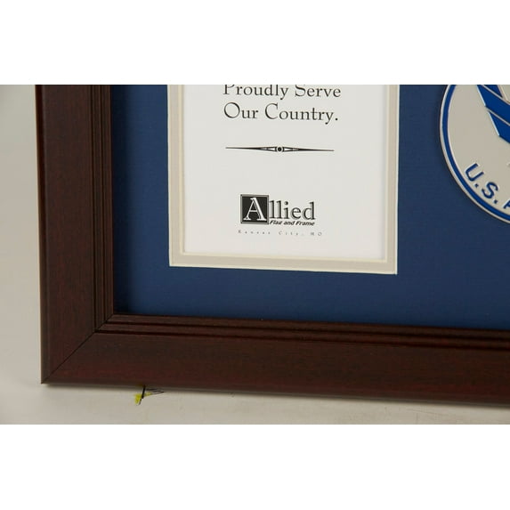 Allied Frame US POW/MIA Medallion Double Picture Frame - Two 4 x 6 Photo Openings