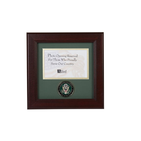 Allied Frame US Army Medallion Landscape Picture Frame - 4 x 6 Picture Opening