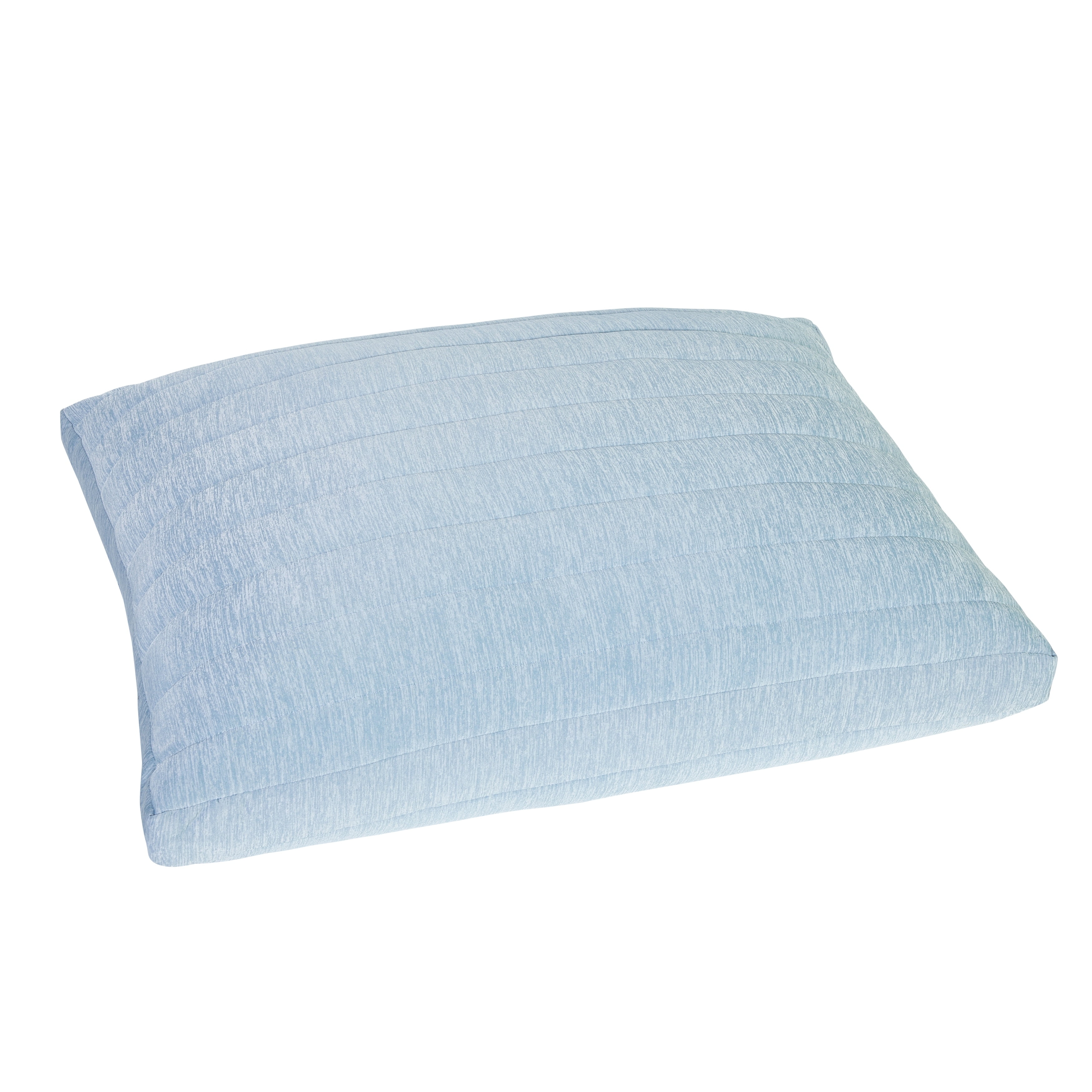 King Size Blue Quilted Cooling Gusset Pillow
